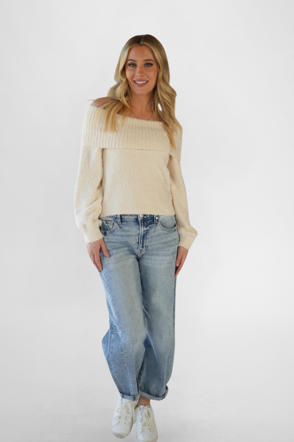 High Rise Barrel Jean
