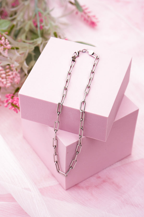 Paper Clip Chain Necklace
