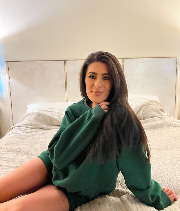 Long Sleeve Oversized Cozy Lounge Sweatshirt