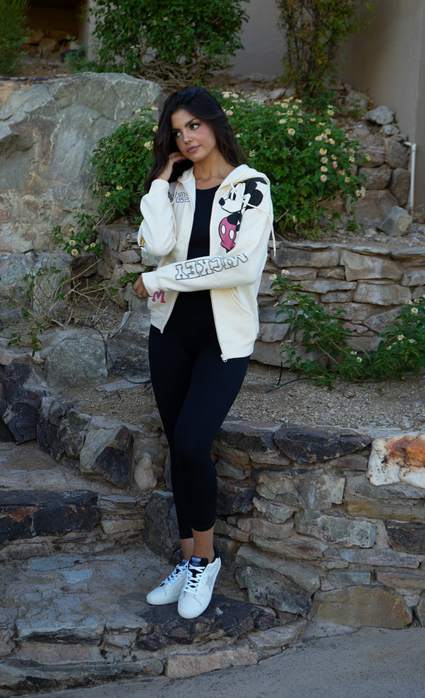 Mickey Mouse Zip Up Hoodie