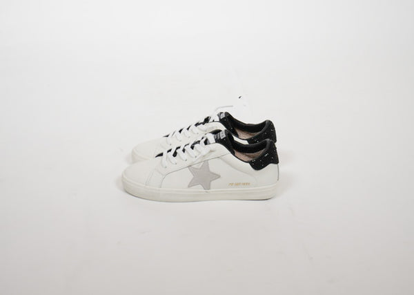 Vintage Havana Black Trim Sneaker With Star