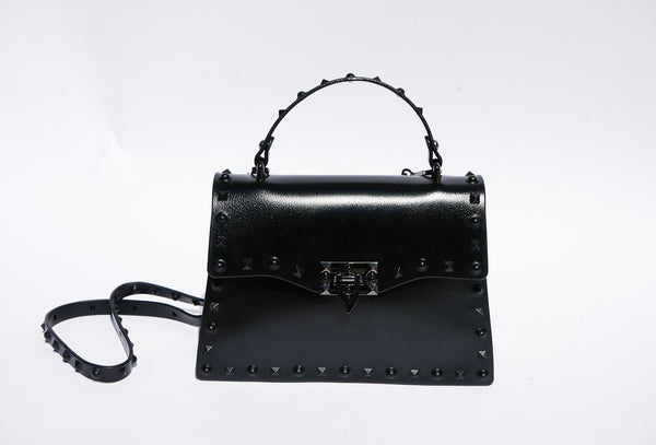 Jelly Handbag With Studs