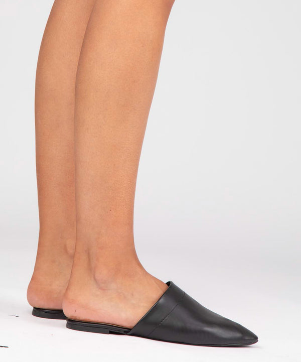 Pointy Toe Flat Mule